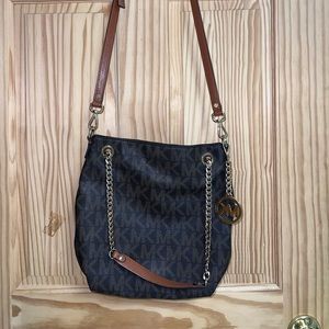 Michael Kors Brown Chain Crossbody